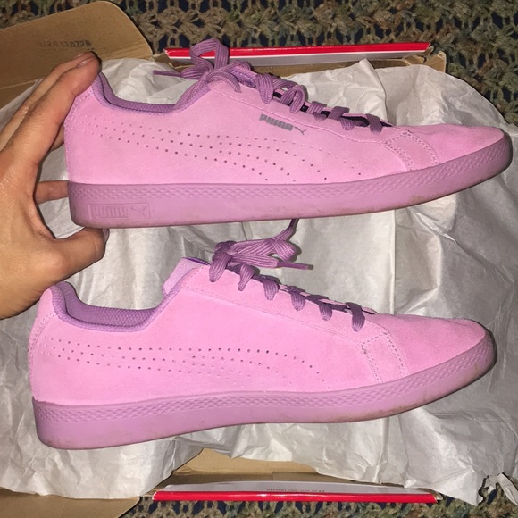 Puma Smash Women’s Smoky Grape Sneakers sz 9.5 - Picture 3 of 6